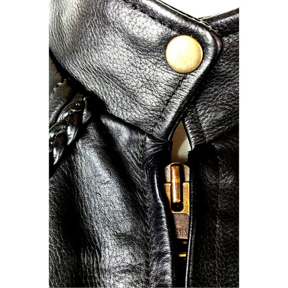 Hot leathers 100% moto jacket XXL Zip quilted liner Braided trim.Rare ClassicEUC - Picture 9 of 16